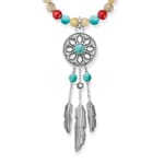 Thomas Sabo Sterling Silver Glam & Soul Kette Ethno Traumfänger - KE1637-376-7-L80