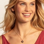 Thomas Sabo Sterling Silver Glam & Soul Kette Herzmedaillon rosé - D_KE0035-923-14-L45v