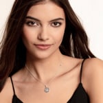 Thomas Sabo Sterling Silver Glam & Soul Kette Kompass Glaube Liebe Hoffnung - KE1849-051-14-L45v