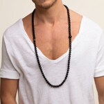 Thomas Sabo Sterling Silver Glam & Soul Kette Power Necklace schwarz - KE1674-704-11-L100