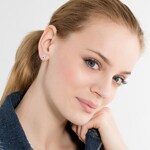 Thomas Sabo sterling silver glam & soul stud earrings Fatimas hand - H1896-059-32