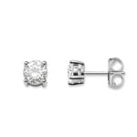 Thomas Sabo sterling silver glam & soul stud earrings white stone