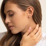 Thomas Sabo sterling silver glam & soul stud earrings white stone - H1964-051-14