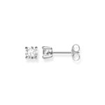 Thomas Sabo Sterling Silver Glam & Soul Ohrstecker Weisser Stein