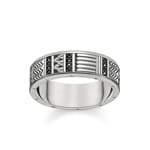 Thomas Sabo Sterling Silver Glam & Soul Ring Hieroglyphen-Ornamentik