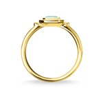 Thomas Sabo Sterling Silver Glam & Soul Bague Pierres Rouges et Vertes Or - TR2264-973-7