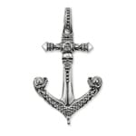 Thomas Sabo Sterling Silver Rebel at Heart Pendentif Ancre à Tête de Mort - PE501-001-12