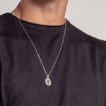 Thomas Sabo sterling silver rebel at heart pendant black cat - PE862-698-11