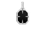 Thomas Sabo sterling silver rebel at heart pendant black cat - PE862-698-11