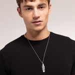 Thomas Sabo Sterling Silver Rebel at Heart Pendentif Plume - PE884-643-11