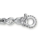 Thomas Sabo sterling silver rebel at heart bracelet Rivet look - A994-001-12