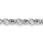 Thomas Sabo sterling silver rebel at heart bracelet Rivet look - A994-001-12