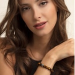 Thomas Sabo Sterling Silver Rebel at Heart Armband Power Bracelet Totenkopf mit Lilie - A1701-826-2