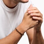 Thomas Sabo sterling silver rebel at heart bracelet Talisman tiger‘s eye - A1923-826-2