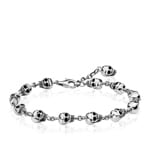 Thomas Sabo sterling silver rebel at heart bracelet skulls