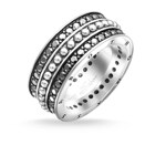 Thomas Sabo sterling silver rebel at heart Eternity ring - TR1879-051-11