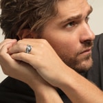 Thomas Sabo Sterling Silver Rebel at Heart Bague Plume Pavé - TR2159-643-11