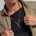 Thomas Sabo Sterling Silver Rebel at Heart Chaîne Méditation Or - KE1909-894-2-L70v