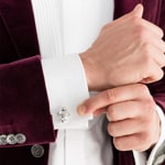 Thomas Sabo Sterling Silver Rebel at Heart Manschettenknöpfe Bourbonische Lilie - MK38-001-12