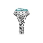 Thomas Sabo Sterling Silver Rebel at Heart Bague Turquoise - TR2241-878-17
