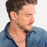 Thomas Sabo Sterling Silver Rebel at Heart Chaîne Maille Vénitienne - KE1110-001-12