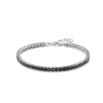 Thomas Sabo Tennisarmband Schwarze Zirkonia Steine Silber - A1484-643-11-L21V