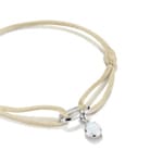 Thomas Sabo Bracelet textile beige Connect Argent - C1210-001-19-L24V