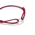 Thomas Sabo Bracelet textile rouge Connect Argent - C1210-001-50-L24V