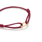 Thomas Sabo Bracelet textile rouge Connect Plaqué or - C1210-413-50-L24V