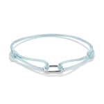 Thomas Sabo Bracelet textile turquoise Connect Argent