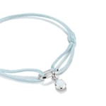 Thomas Sabo Bracelet textile turquoise Connect Argent - C1210-001-17-L24V
