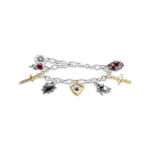 Thomas Sabo True Romance Armband mit Anhängern Silber