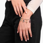 Thomas Sabo True Romance Armband mit Anhängern Silber - A2174-167-7-L19