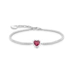 Thomas Sabo True Romance Herz-Armband Romance Silber