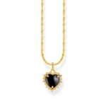 Thomas Sabo True Romance Kette mit Anhänger Heart Romance vergoldet