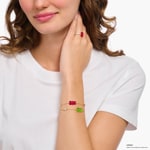 Thomas Sabo x HARIBO Bracelet avec Ours d’or rouge, perle et pierre, doré - A2151-430-10-L19V