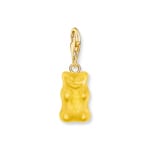 Thomas Sabo x HARIBO Gold-plated charm pendant goldbears in yellow