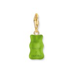 Thomas Sabo x HARIBO Gold-plated charm pendant goldbears in green - 2192-413-6