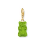 Thomas Sabo x HARIBO Gold-plated charm pendant goldbears in green