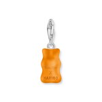 Thomas Sabo x HARIBO Charm-Goldbären-Anhänger in Orange Silber - 2185-017-8