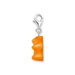 Thomas Sabo x HARIBO Charm-Goldbären-Anhänger in Orange Silber - 2185-017-8