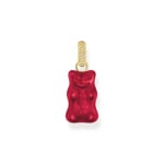 Thomas Sabo x HARIBO Large gold-plated pendant with red goldbears and zirconia