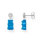 Thomas Sabo x HARIBO Silver ear studs with blue Goldbears
