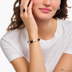 Thomas Sabo x HARIBO Perlenarmband mit 5 schwarzen Goldbären Silber - A2170-052-11