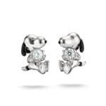 Thomas Sabo x PEANUTS Ohrstecker Snoopy mit weissem Zirkonia - H2348-691-14