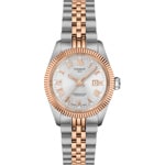 Tissot Ballade Powermatic 48 COSC 30mm Bicolor / Silbrig