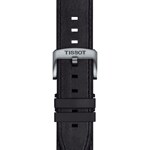 Bracelet Tissot Cuir noir et synthétique 23 mm
