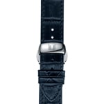 Bracelet Tissot cuir bleu 19 mm