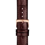 Bracelet Tissot cuir brun 20 mm