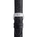 Bracelet Tissot cuir noir 19 mm